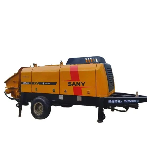 Electric Stationary Concrete Delivery Pump for Continuous Concrete Pouring in Beam‑yard Mass Production