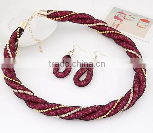 Cheap Wholesale Fashion Bridal Charming Crystal Jewelry Set photo-4