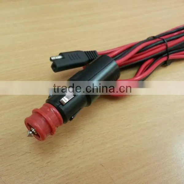 UL SPT-2 14AWG Cable With SAE and 8A 12V Cig Plug