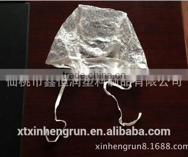 Disposable PVC Bull's Eye Frosting Tipping Cap for Hair Salon photo-3
