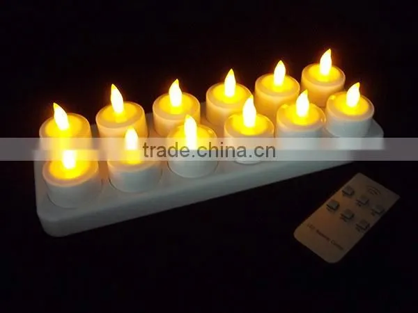 Led Decoration Candle Light With 12 Pieces Holder