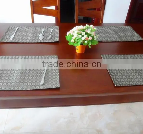 High Quality Dinner PVC Placemat Grid photo-4