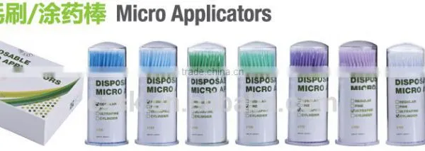 Green/light Blue Dental Micro Applicator Brush photo-6