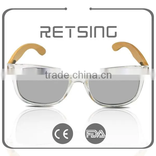 Elegent New Style PC Colorful Designer Polarized Wood Sunglasses photo-2