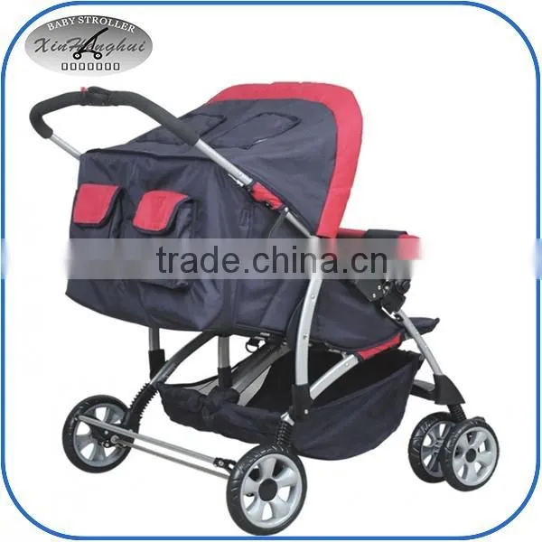 Baby Twin Stroller With Shocking-proof System photo-2