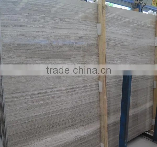 Wooden Grey Marble Slabs & Tiles, Chinese Grey Marble, Grey Polished Marble Floor Covering Tiles, Wall Tiles photo-2