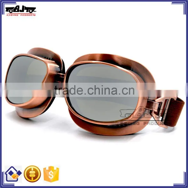 BJ-GT-013 Sliver Recommand Motocross Goggles Helmet Motorcycle Glasses Goggles for Harley photo-2