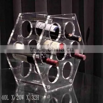 GH-RZ258 Shenzhen Guihe Factory Direct Sale Cheap Acrylic Wine Display Rack Wholesale Bottle Rack / Holder photo-5