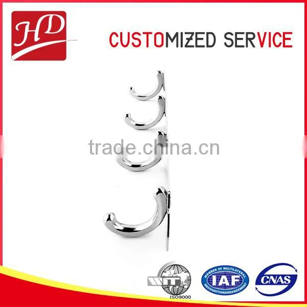 Metal Stainless Product Iron Furniture Parts Hook Rack for Washroom