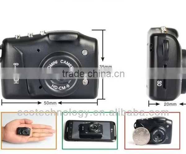 CM8 HD IR Night Vision 5.0MP Mini Camera Digital Camera photo-3
