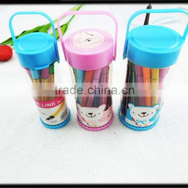Water Color Pen Set ( Plastic Box Pack , Promotion )