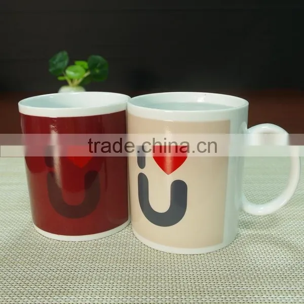 11oz Matt Finishing Ceramic Magic Mug With Customized Printing Cup by Yrbs photo-2