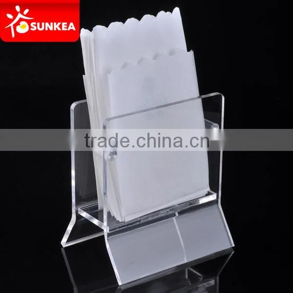 White Black Arylic Plastic Napkin Dispenser photo-5