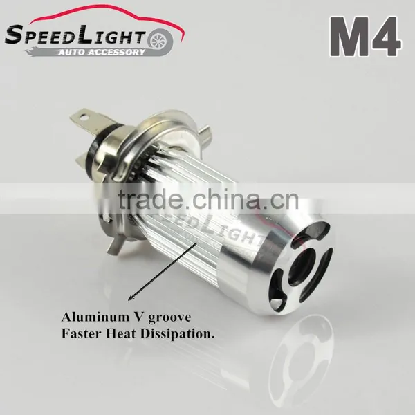 New Arrival M4 Motorcycle LED Headlight H4 20W 2000LM With Hi Low Bean photo-3