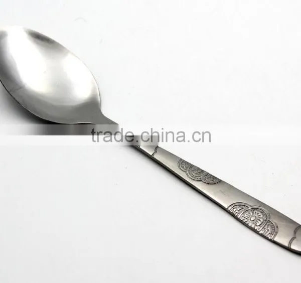 LBY High Quality Stainless Steel Serving Spoon in Restaurant Cutlery photo-3