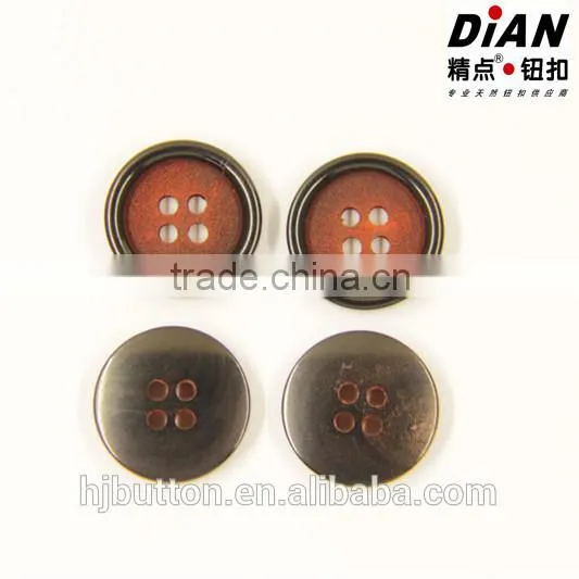 2016 Suit Horn Buttons Colorful Buttons Bull Horn Buttons 4 Holes photo-3