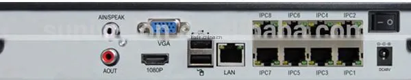 New Offer! 8CH POE NVR , Support Onvif; Third-party IP Cameras Supported. 3G, WIFI, Support 15 x Digital Zoom in Preview photo-3