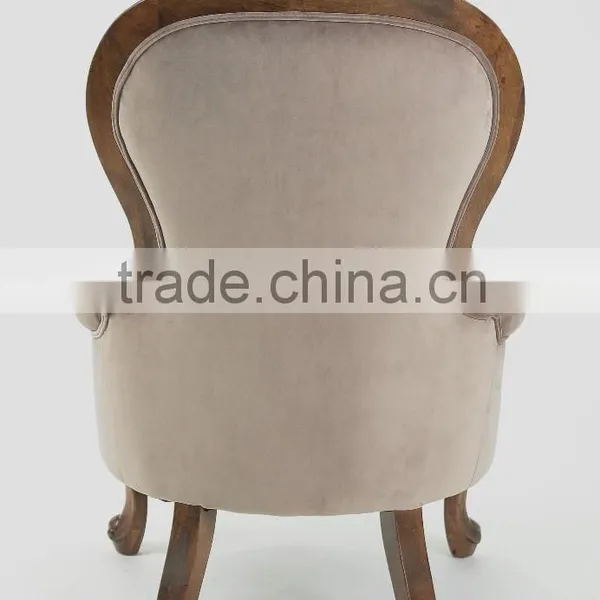 European Style Classic High Back Fabric Office/Conference Wooden Armchair/Leisure Chair(CH-295) photo-3