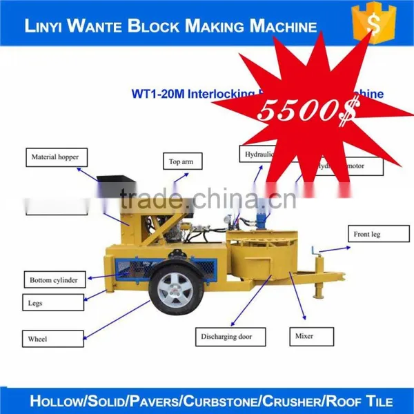 WANTE BRAND M7MI BLOCK MACHINE WITH A BIG DISCOUNT photo-2