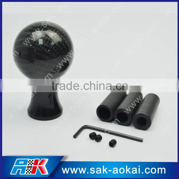 Universal Carbon Fiber Gear Shift Knob Ball Style Gear Knobs photo-2