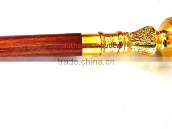 DESIGNER BRASS WALKING CANES-DECORATIVE WALKING CANES-VINTAGE STYLE CANES Wk1167 photo-2