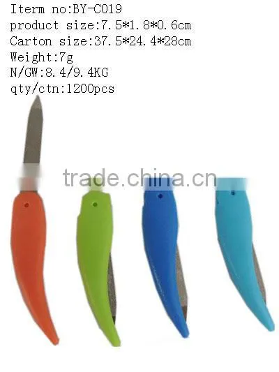 New design foldable nail file manicure set