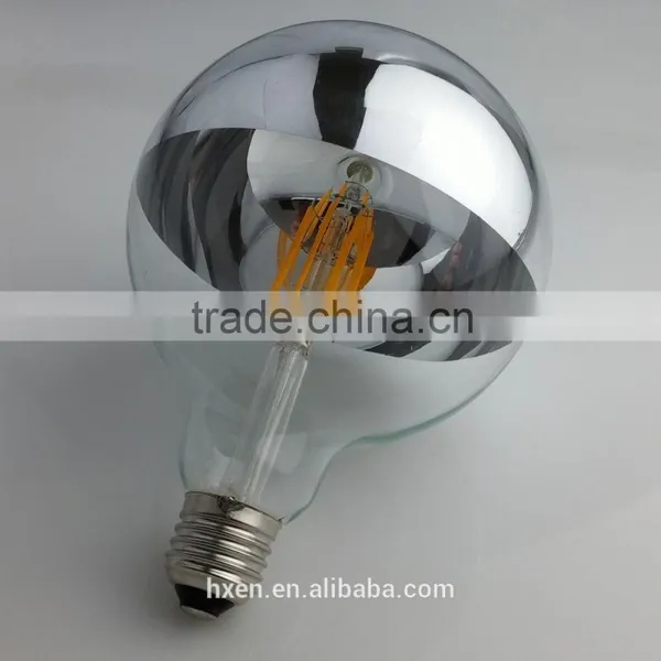 LED Half Chrome Bulb Filament G125 8W photo-4