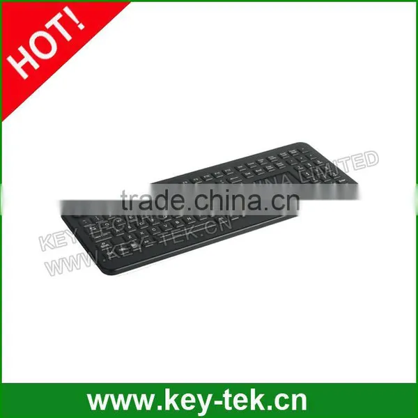 IP68 Dynamic Rated Washable Industrial Rubber Keyboard With Integrated Numeric Keypad photo-2