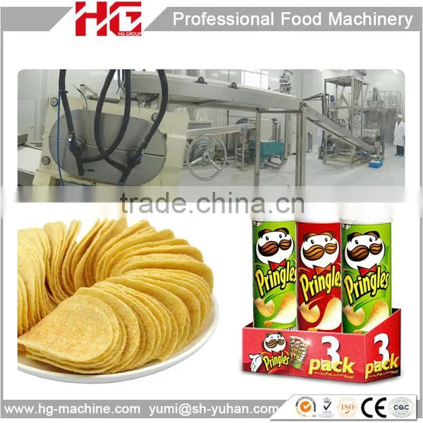 stackable potato chips processing line