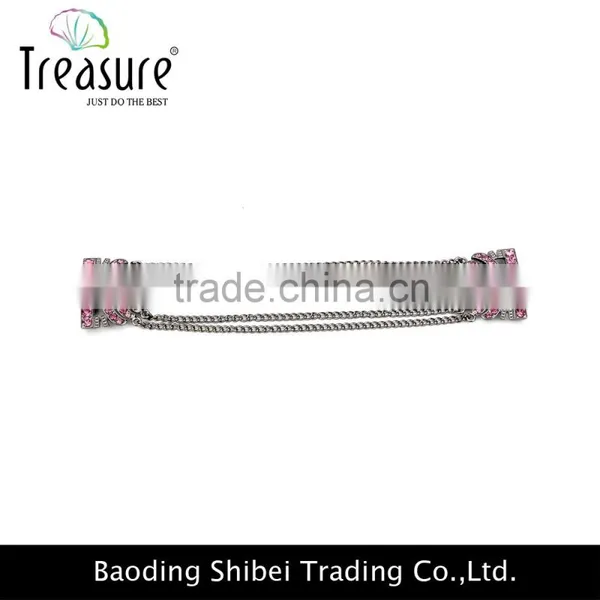 2016 Fashion New Design Pink Rhinestone Luxury Alloy Bracelet for Elegant Women Wholesale photo-2