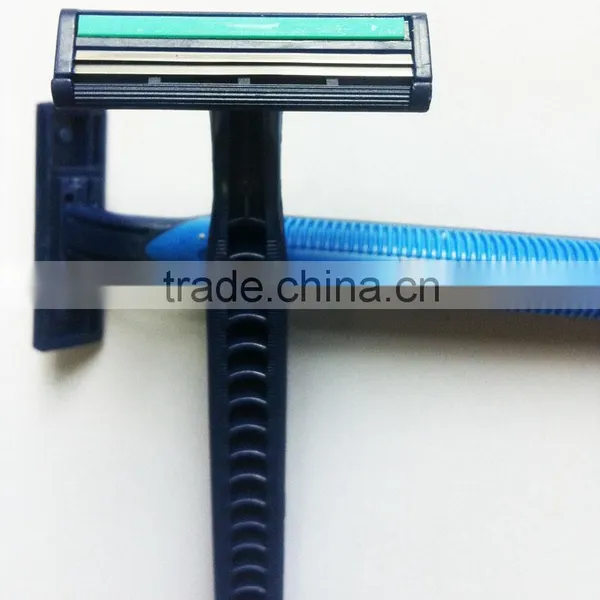 New Rubber Handle Two Blade Disposable Razor photo-2