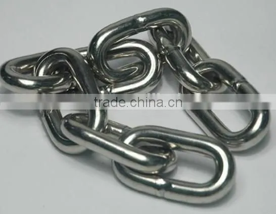 Staniless Steel Link Chain SUS 304/316 Commercial Chain Alloy Steel High Strength Lifting Chain photo-3