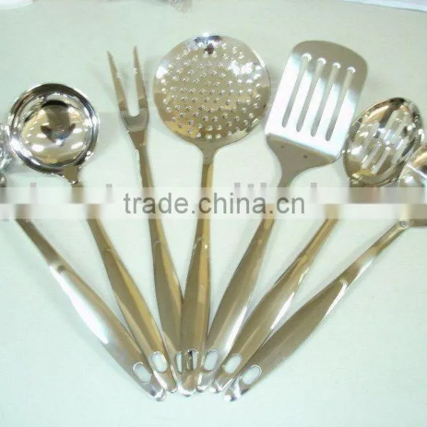 2015 Hot Sale Wholesale Colorful Nylon Kitchen Utensils Set Non-stick Pan FDA/LFGB/CE Eco-friendly and Food Garde