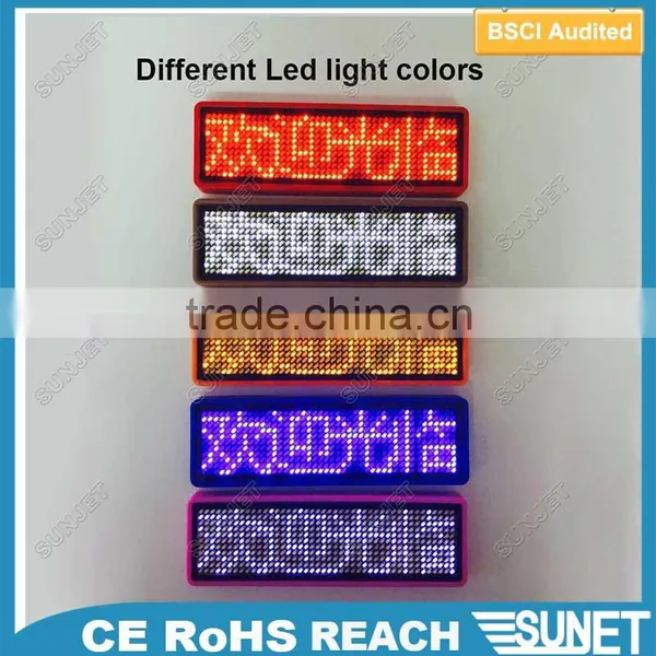 2016 English Led Badge High Brightness Led Badge photo-5