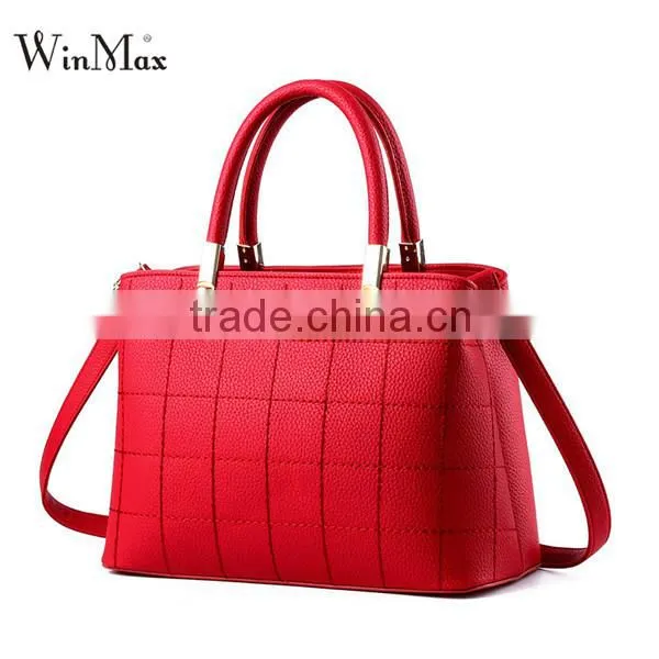 Wholesale Ladies Handbags Female Cheap PU Leather Tote Bags for Women Supplier's Choice