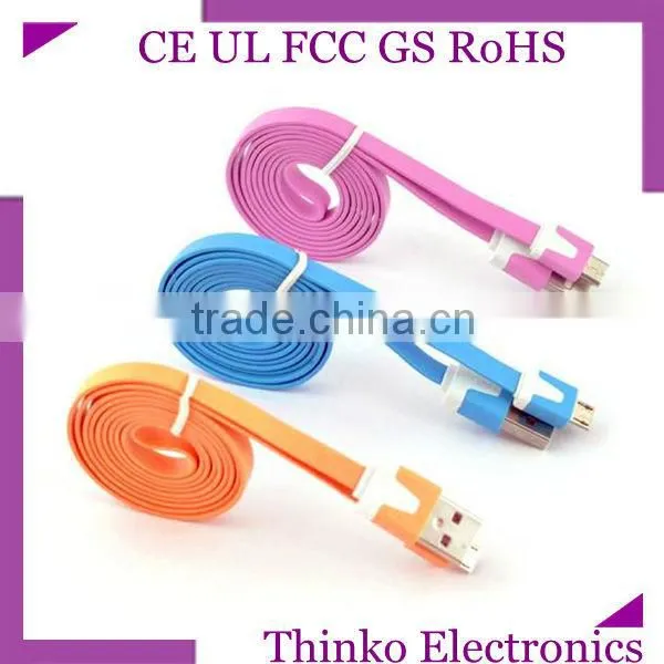 China Designed Flat Usb Micro Cable Used for All Kinds of Android Smart Phones