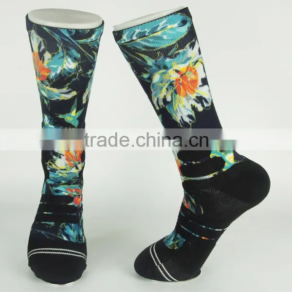 Sublimation Blank White Elite Socks photo-2