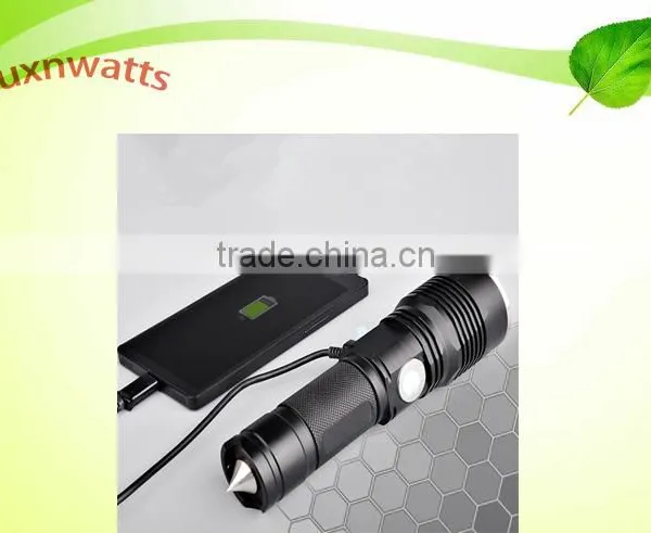 2016 New Design Multifunctional USB Charging Flashlight photo-2