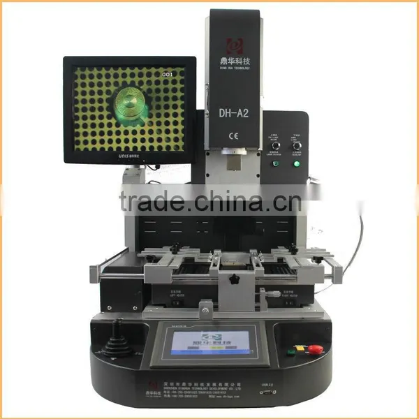 automatic motherboard repair machine DINGHUA DH-A2 for laptop with size camera for viewing balls melting process