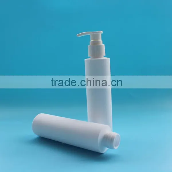 150ml White Flat Shoulder Frost HDPE Bottle With Pump, 5 OZ HDPE Pump Bottle Quality Choice photo-4