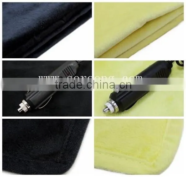 12V Polar Fleece Car Heating Blanket,travel Car Blanket. photo-2