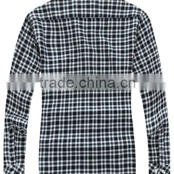 Long Sleeve Plaids Shirt/mens Plaid Shirt/wholesale Plaid Shirt photo-6