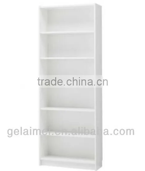 Hotel White Colour Wooden Bookcase Wooden Bedroom Wardrobes