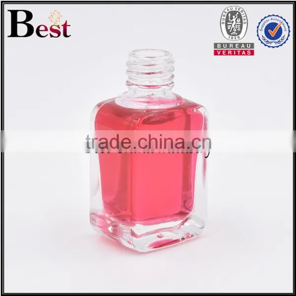 9ml Clear Glass Bottle Square Glass Bottle Glass Bottle for Perfume Supplier's Choice photo-2