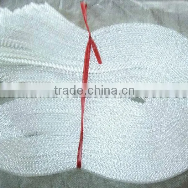 White polyester loops