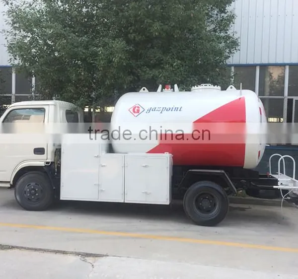 With CCC ISO BV Approved Dongfeng 4x2 Mini Lpg Gas Tank Truck photo-4