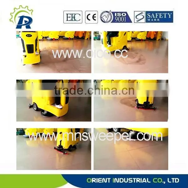 Germany Technology Exhibition Centre/hall Outdoor Ride on Washing Sucking Dry Machine With Lead Acid Battery photo-5