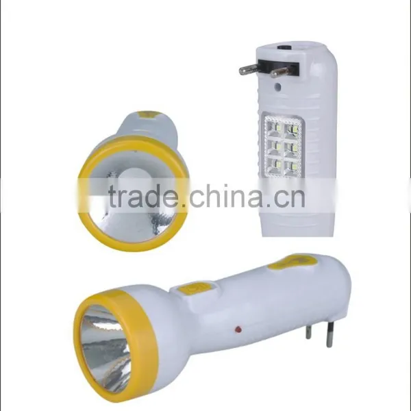 JA-1917 LED Rechargeable Flashlight With Side Light 6smd photo-2