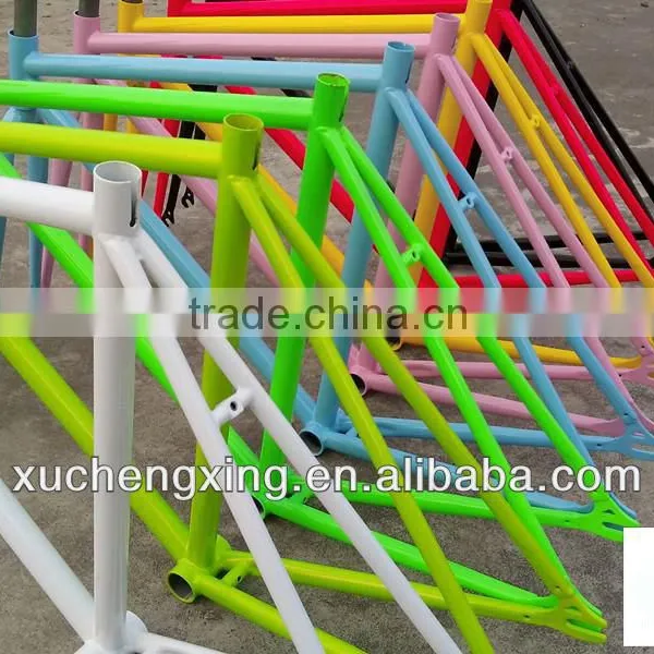 Colorful Cr-mo Fixed Gear Bike Frame