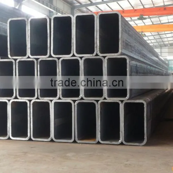 Building Material Galvanized Surface Thick Wall Rectangular Hollow Section Iron Pipe / Tube photo-5